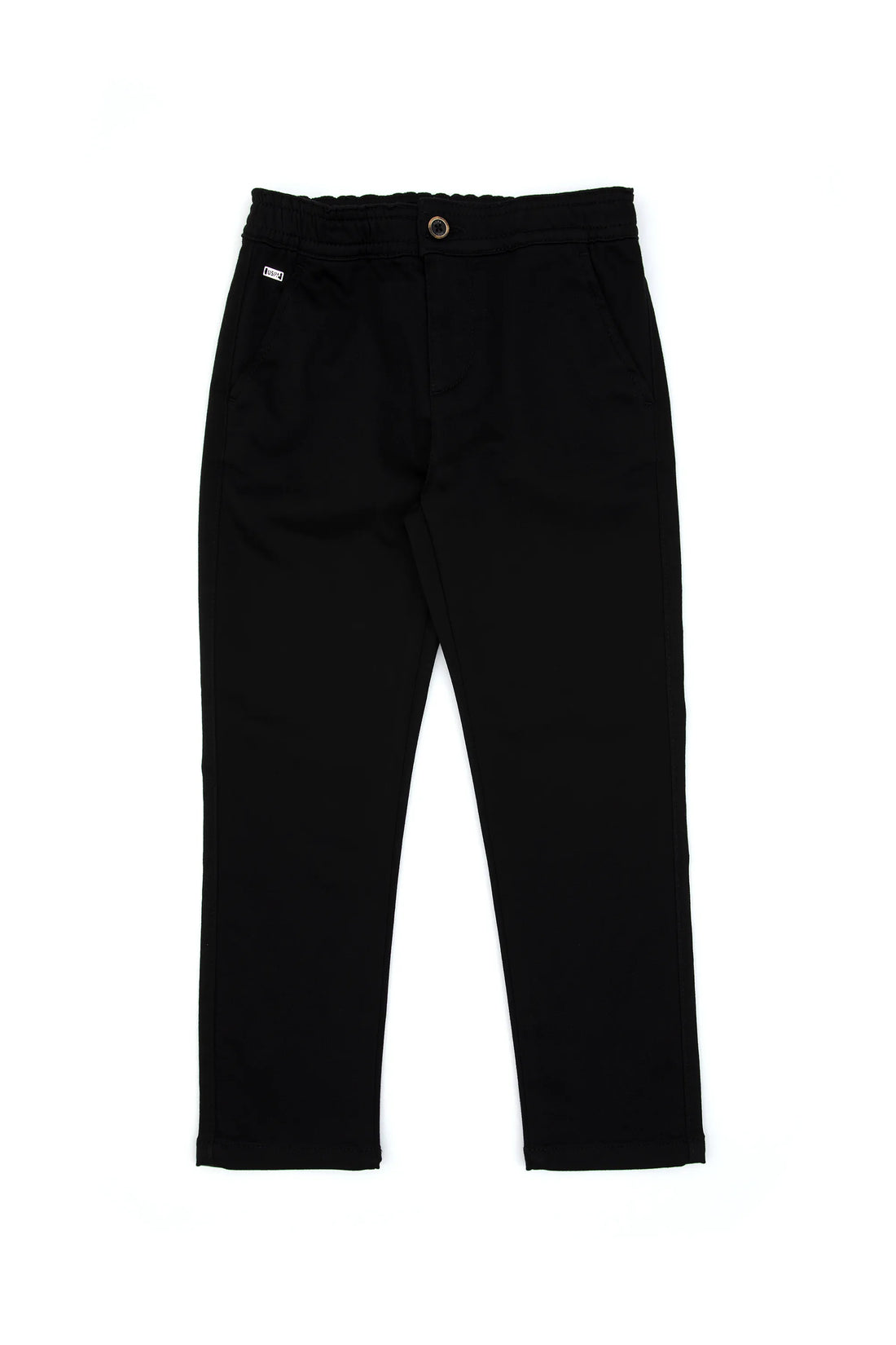 U.S. Polo Assn. Black Boys Black Slim Fit Twill Chino Trousers SKU: G083SZ0780 2262040_VR046 Image 02