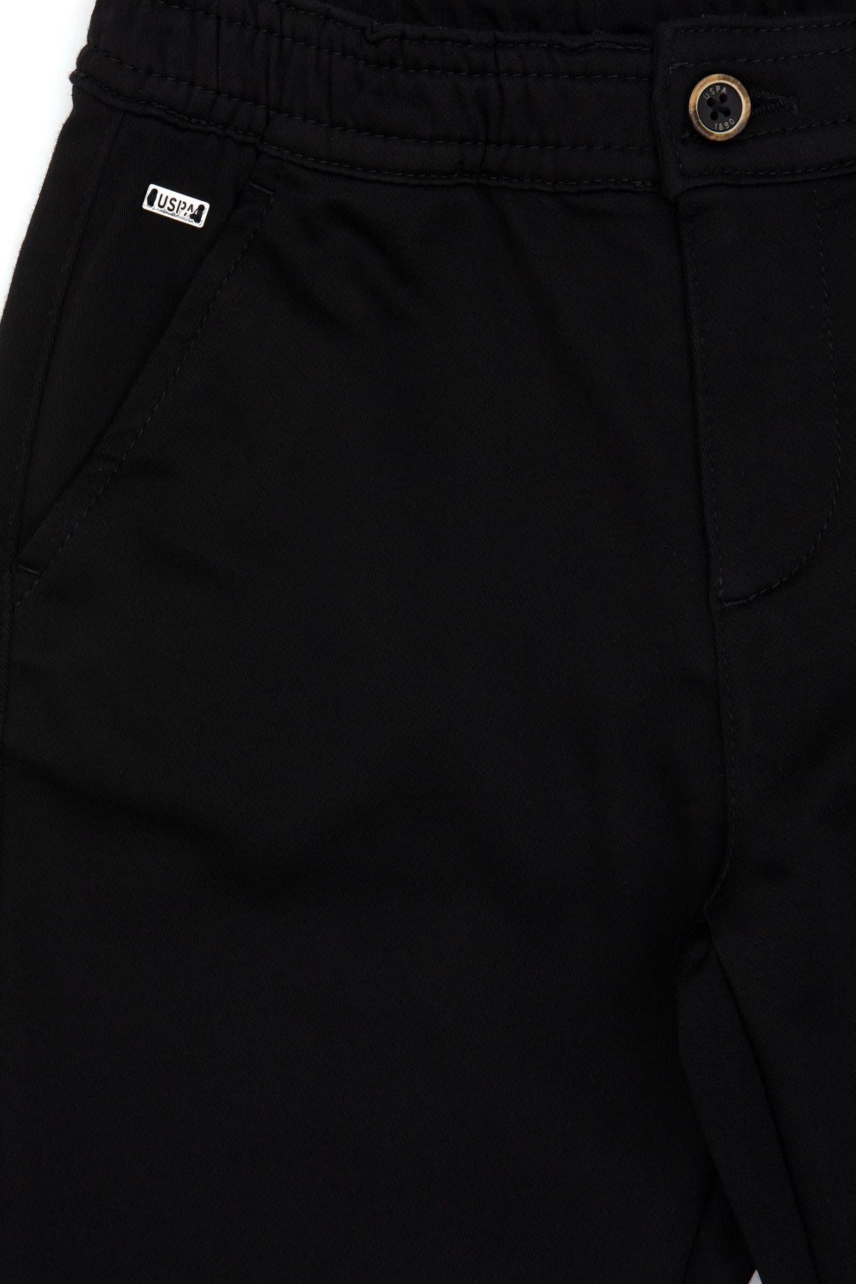 U.S. Polo Assn. Black Boys Black Slim Fit Twill Chino Trousers SKU: G083SZ0780 2262040_VR046 Image 04