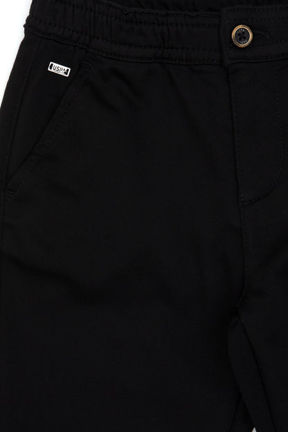 U.S. Polo Assn. Black Boys Black Slim Fit Twill Chino Trousers SKU: G083SZ0780 2262040_VR046 Image 04