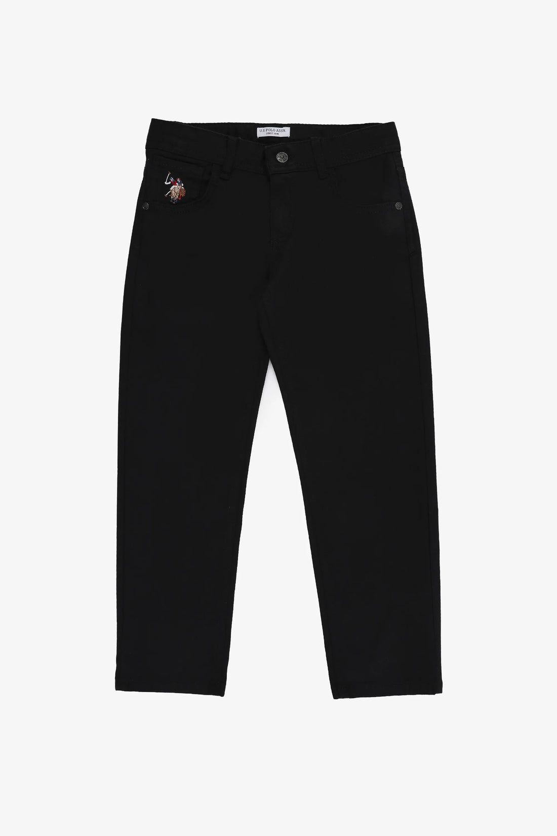U.S. Polo Assn. Black Boys Black Chinos SKU: G083SZ0780 PU-10338_VR046 Image 02