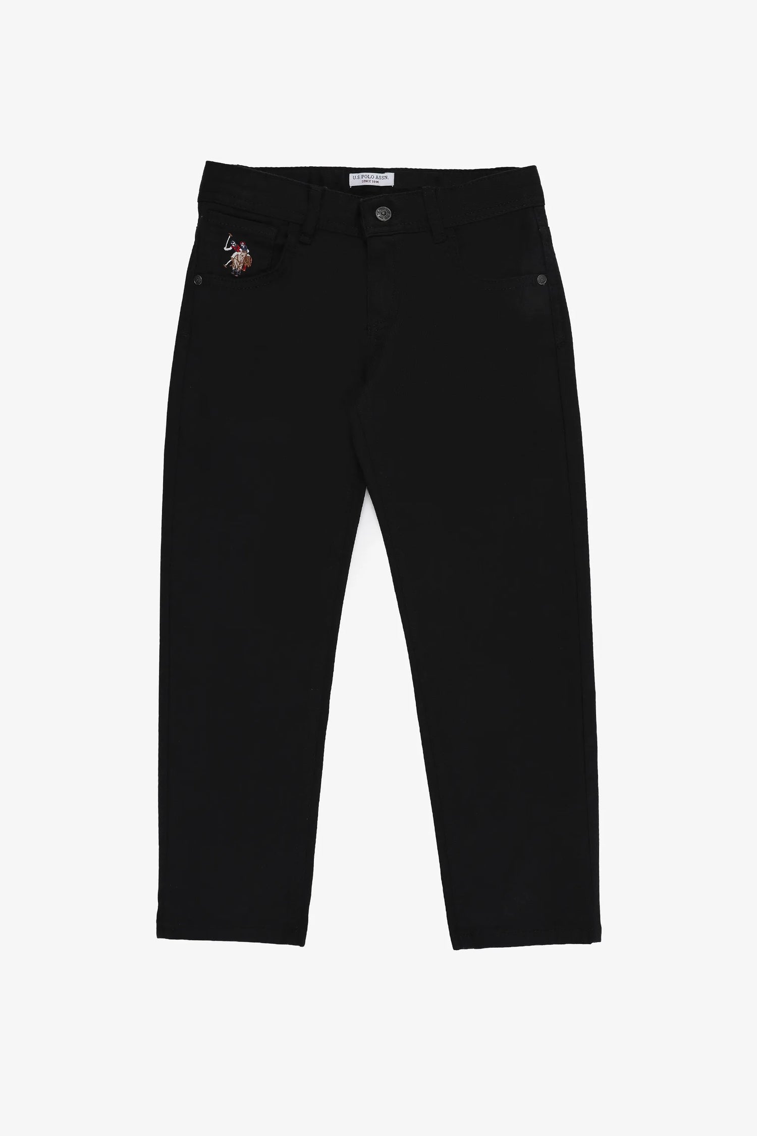U.S. Polo Assn. Black Boys Black Chinos SKU: G083SZ0780 PU-10338_VR046 Image 02