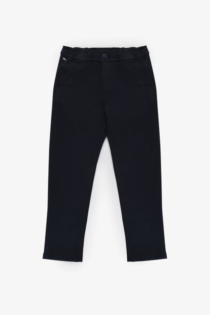 U.S. Polo Assn. Navy Blue Boys Navy Blue Chinos SKU: G083SZ0780 PU-10344_VR033 Image 02