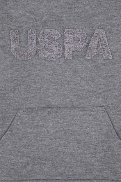U.S. Polo Assn._Grey Melange_Grey Melange Sweat Shirt_G083SZ0820 2225900_VR086_03