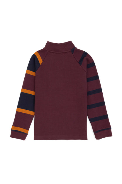 U.S. Polo Assn._New Plum_New Plum Sweatshirt With Zipper_G083SZ0820 2236436_VR177_02