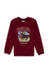 U.S. Polo Assn._Bordeaux_Bordeaux Long Sleeve T-Shirt With Design_G083SZ0820 2236478_VR014_01