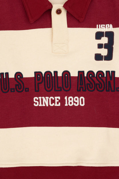 U.S. Polo Assn._Pink_Pink Long Sleeve Polo Shirt_G083SZ0820 2236481_VR104_03