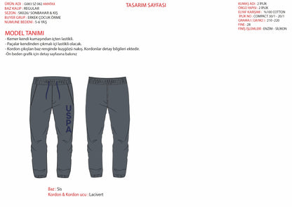 U.S. Polo Assn. Grey Melange Boys Grey Melange Zip Through Hooded Fleece Hoodie SKU: G083SZ0820 PU-13180_VR086 Image 03