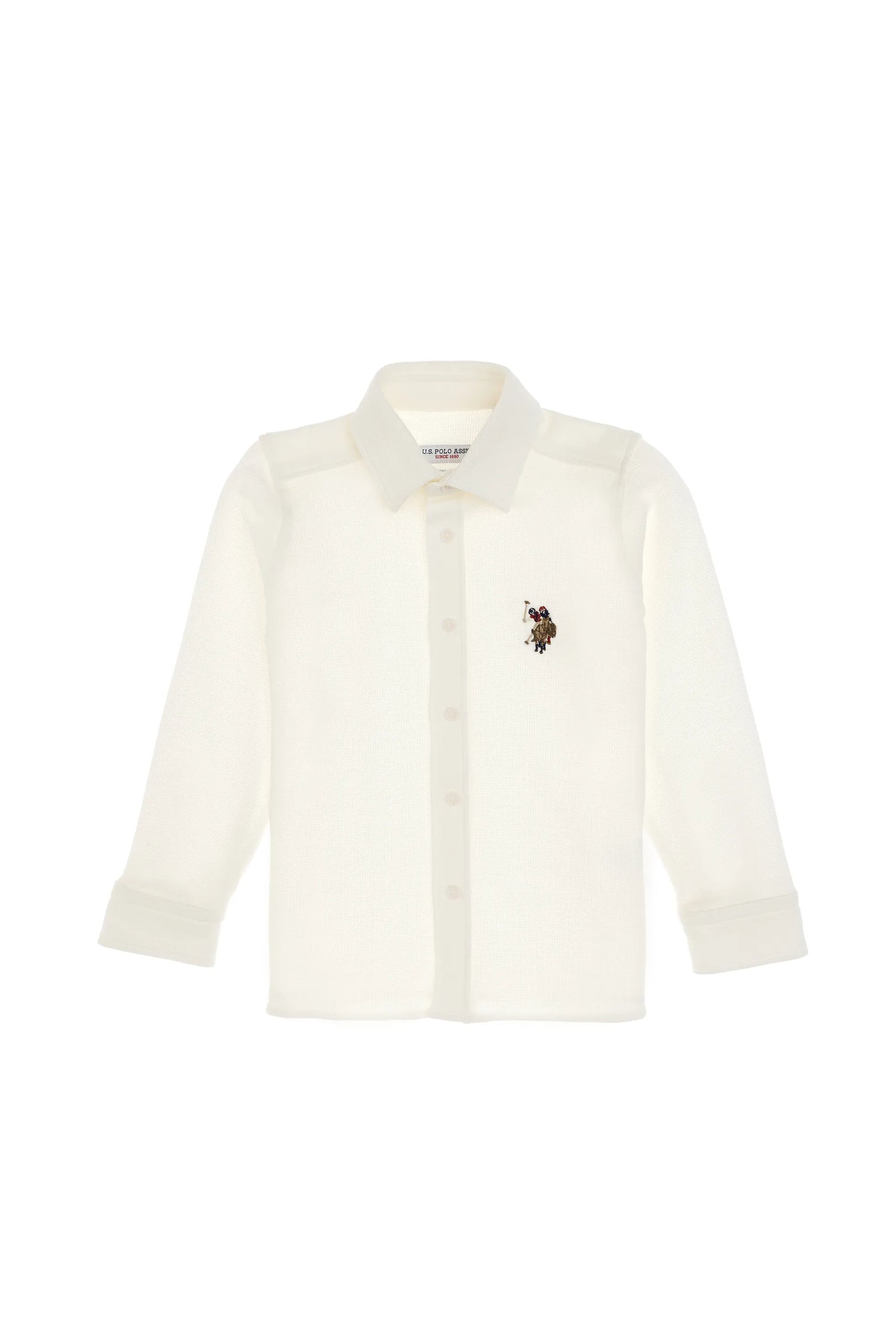 U.S. Polo Assn. White Boys White Knitting Shirt SKU: G083SZ0OG0 2111813_VR013 Image 02