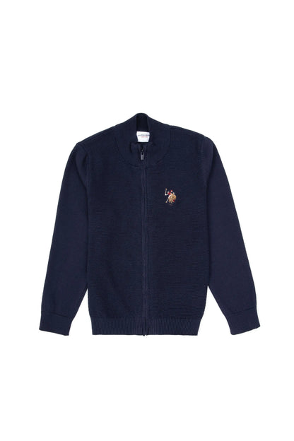 U.S. Polo Assn._Navy_Navy Zip Up Cardigan_G083SZ0TH0 2255674_VR033_01