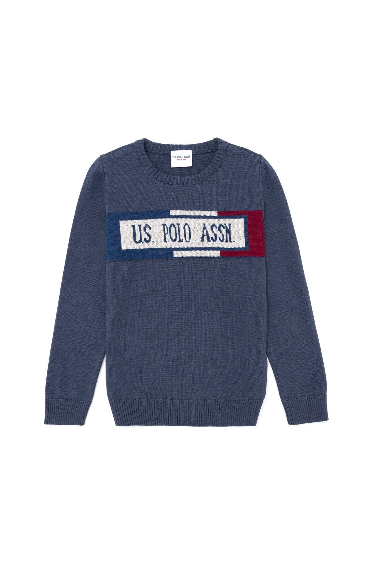 Mid Blue Knitting Jumper