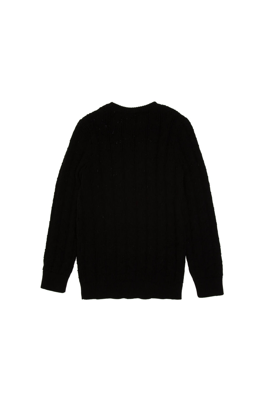U.S. Polo Assn. Black Boys Black Fine Knit Crew Neck Sweater SKU: G083SZ0TK0 1921096_VR046 Image 02