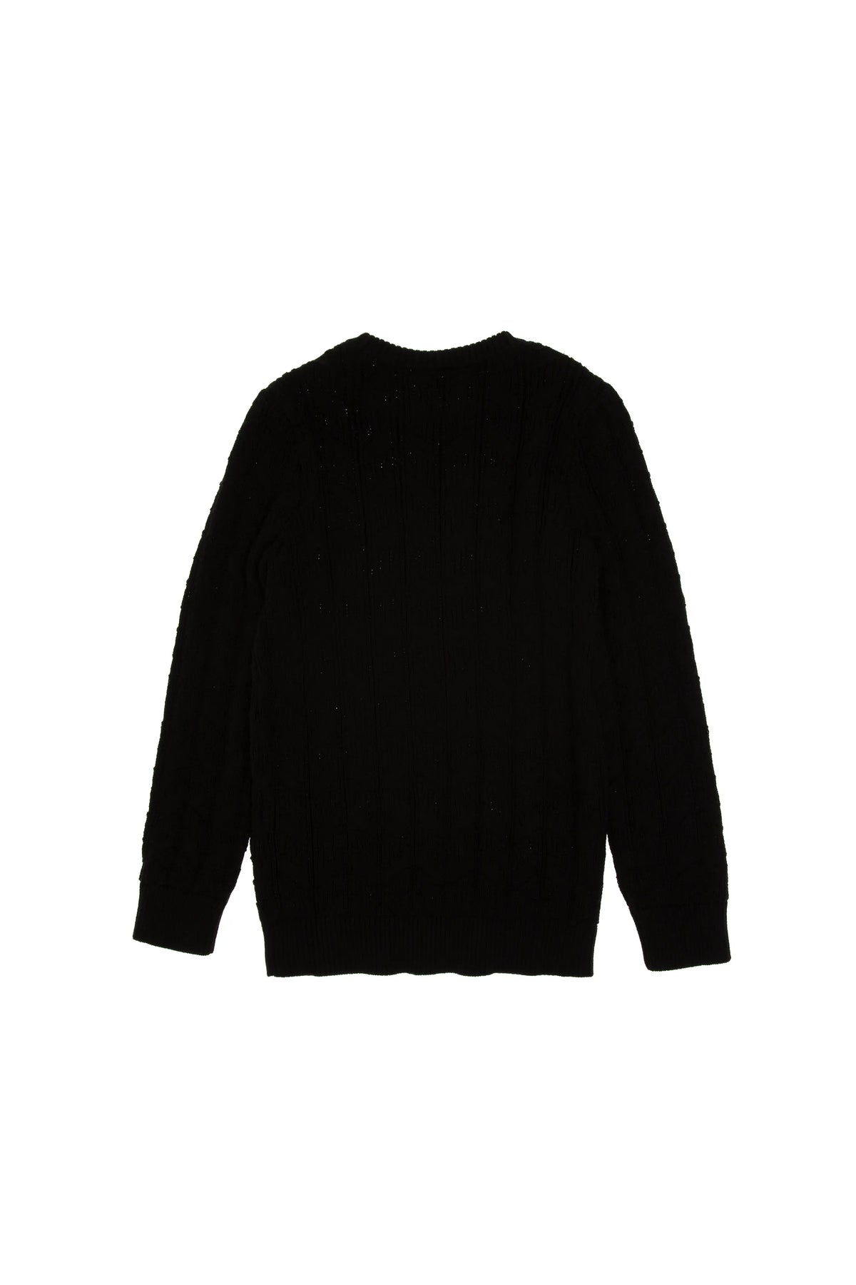 U.S. Polo Assn. Black Boys Black Fine Knit Crew Neck Sweater SKU: G083SZ0TK0 1921096_VR046 Image 02