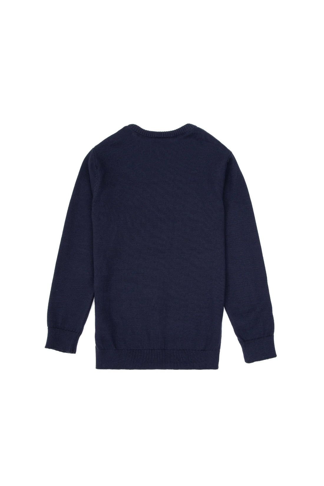 U.S. Polo Assn. Navy Boys Navy Fine Knit Crew Neck Sweater SKU: G083SZ0TK0 2227464_VR033 Image 02