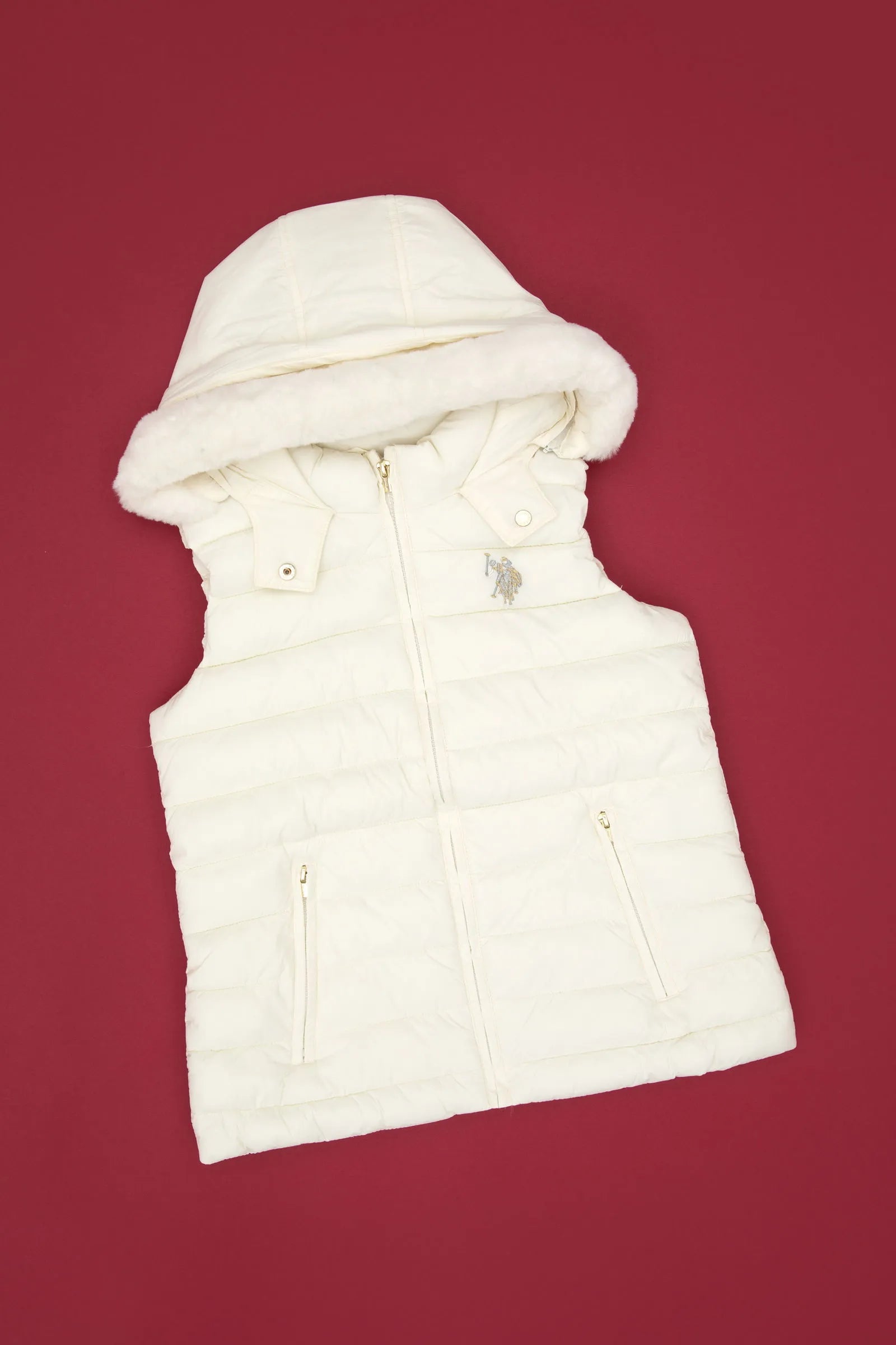 U.S. Polo Assn._Pearl_Pearl Vest With Logo_G084SZ0100 PU-8052_VR256_01