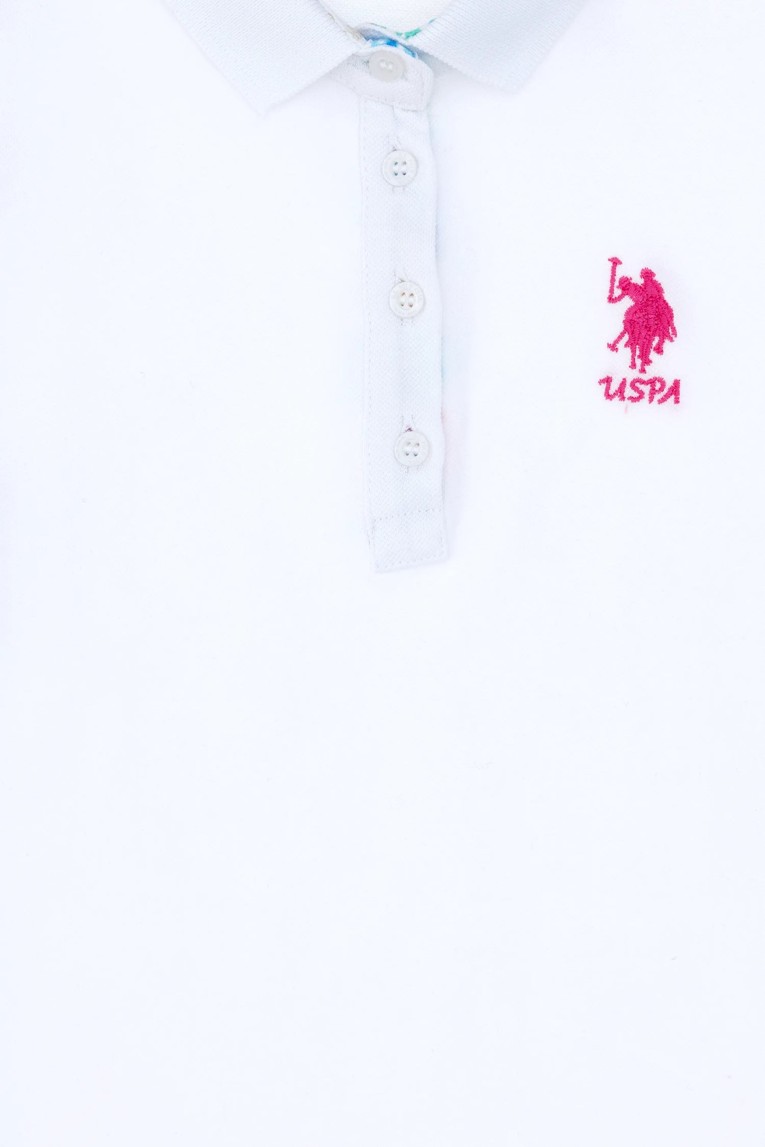 U.S. Polo Assn. White Girls White Polo Shirt SKU: G084SZ0110 2088490_VR013 Image 04