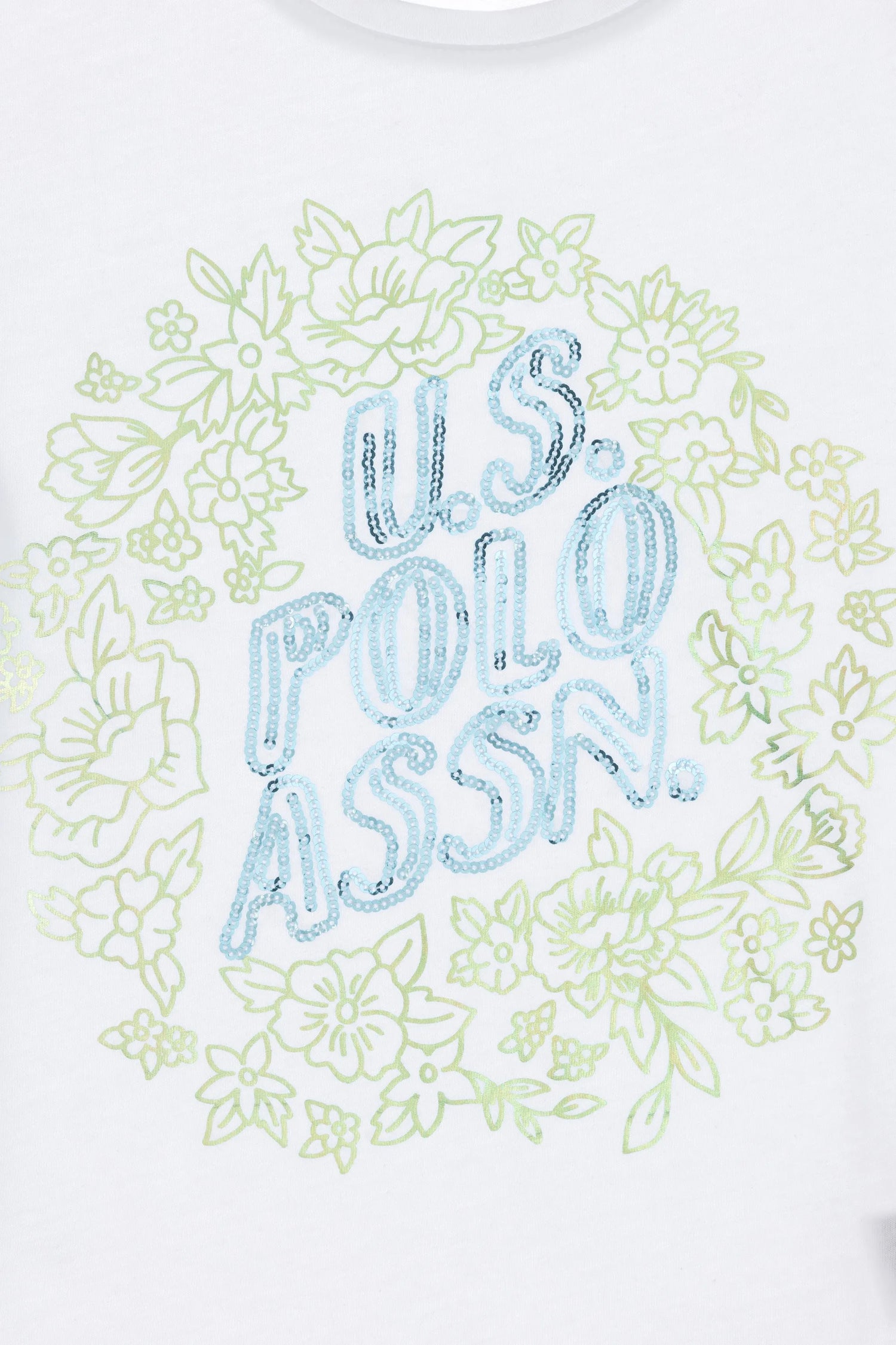 U.S. Polo Assn. White Girls White T-Shirt SKU: G084SZ0110 2105849_VR013 Image 04