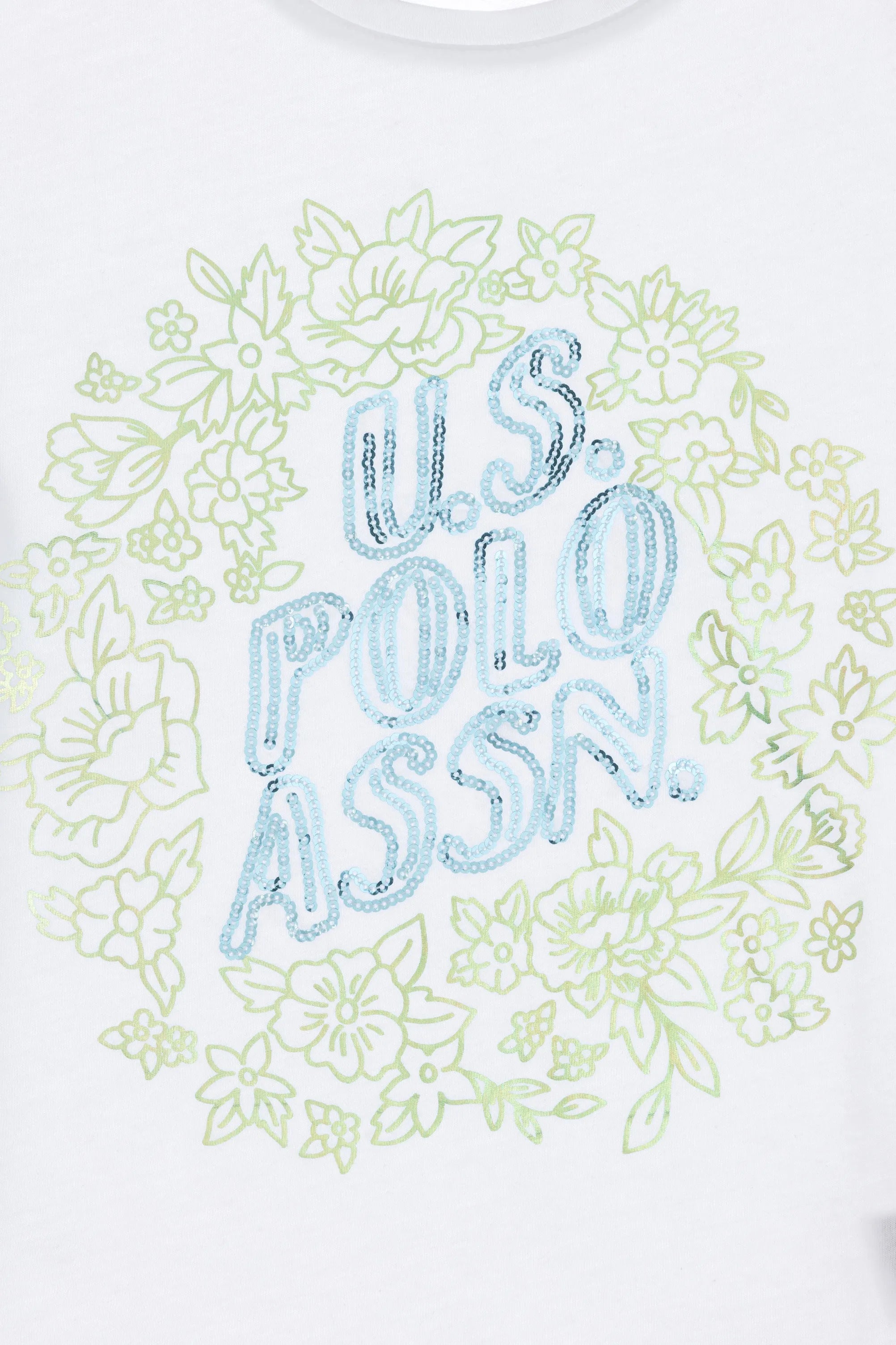 U.S. Polo Assn. White Girls White T-Shirt SKU: G084SZ0110 2105849_VR013 Image 04