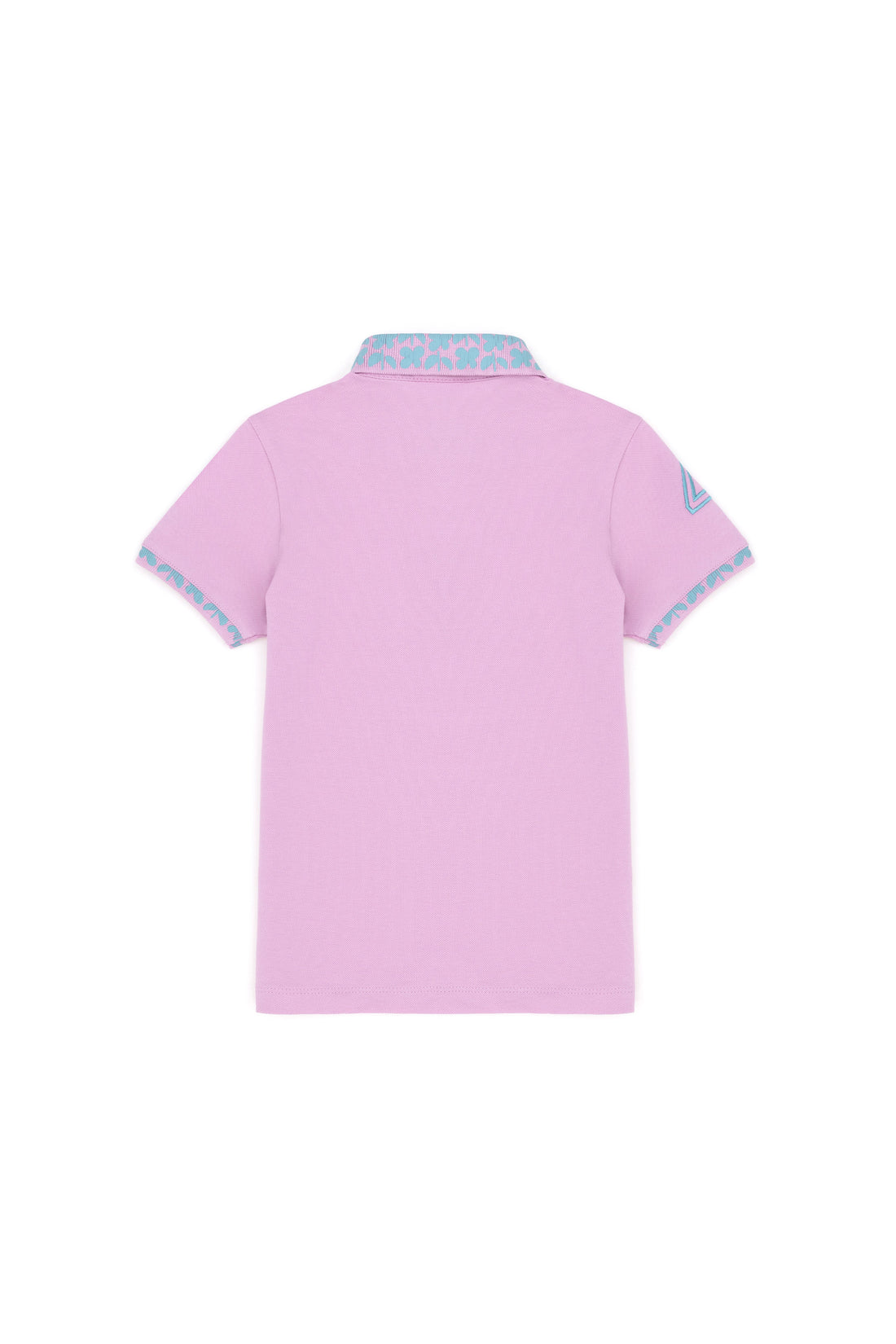 Pink Polo Shirt With Logo_G084SZ0110 1834405_VR041_02