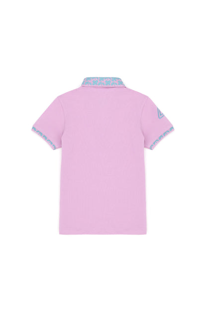 Pink Polo Shirt With Logo_G084SZ0110 1834405_VR041_02