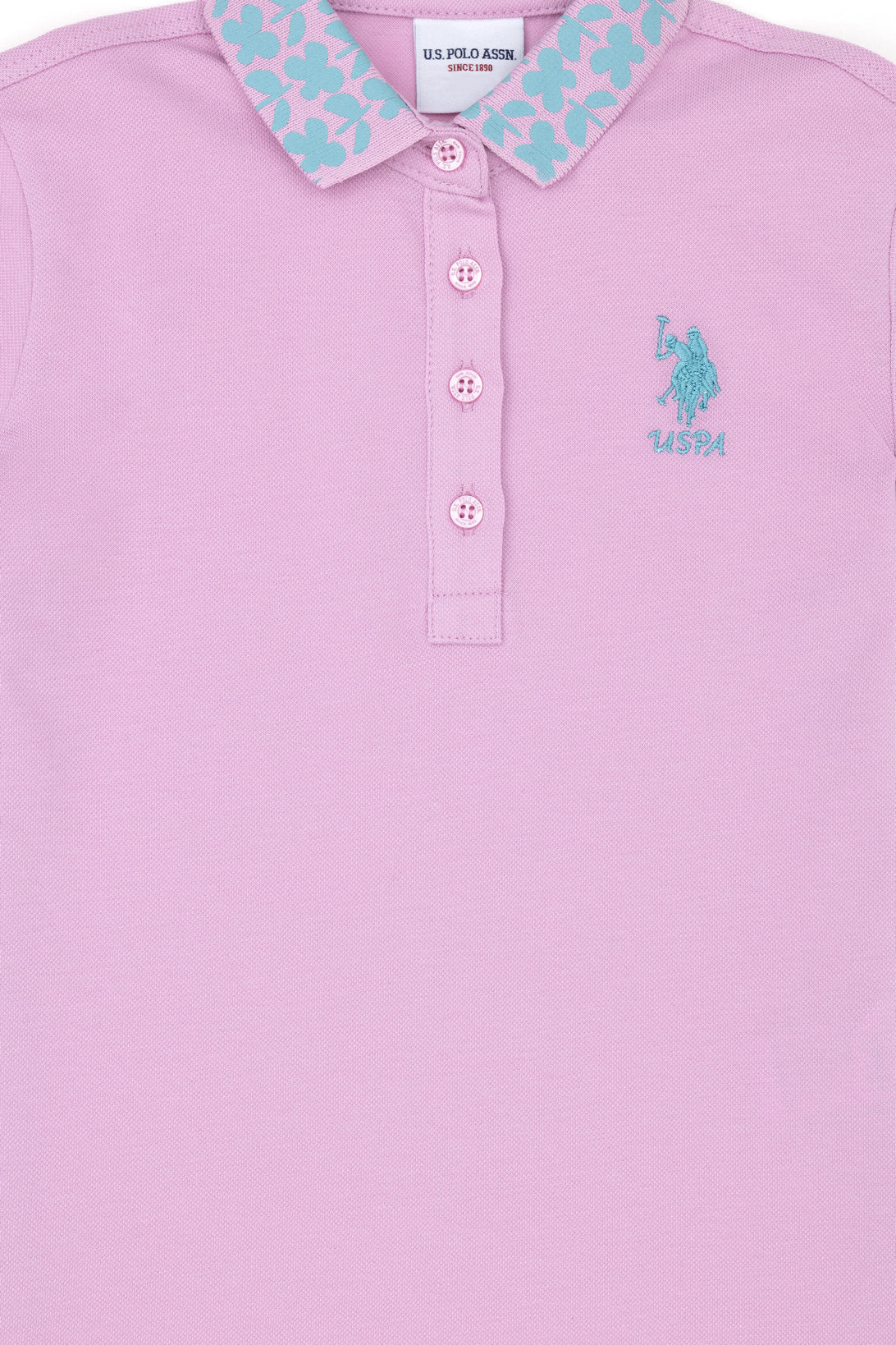 Pink Polo Shirt With Logo_G084SZ0110 1834405_VR041_03