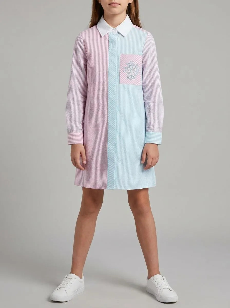 U.S. Polo Assn. Lilac Girls Lilac Woven Dress SKU: G084SZ0320 2116601_VR034 Image 00