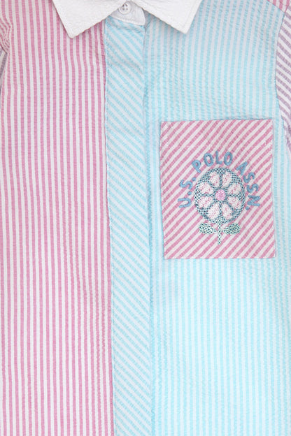 U.S. Polo Assn. Lilac Girls Lilac Woven Dress SKU: G084SZ0320 2116601_VR034 Image 05