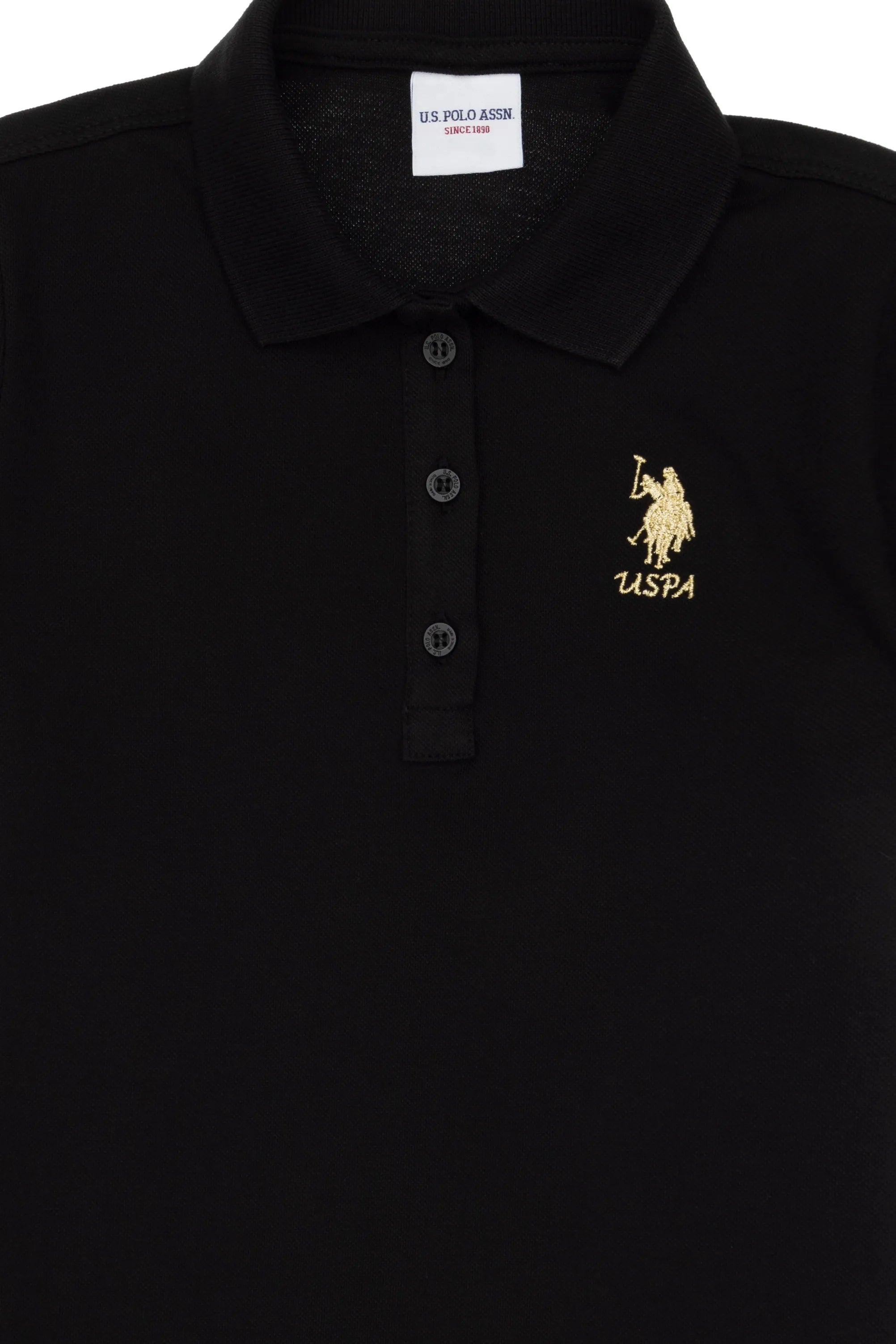 U.S. Polo Assn. Black Girls Black Knitting Dress SKU: G084SZ0750 2105159_VR046 Image 03