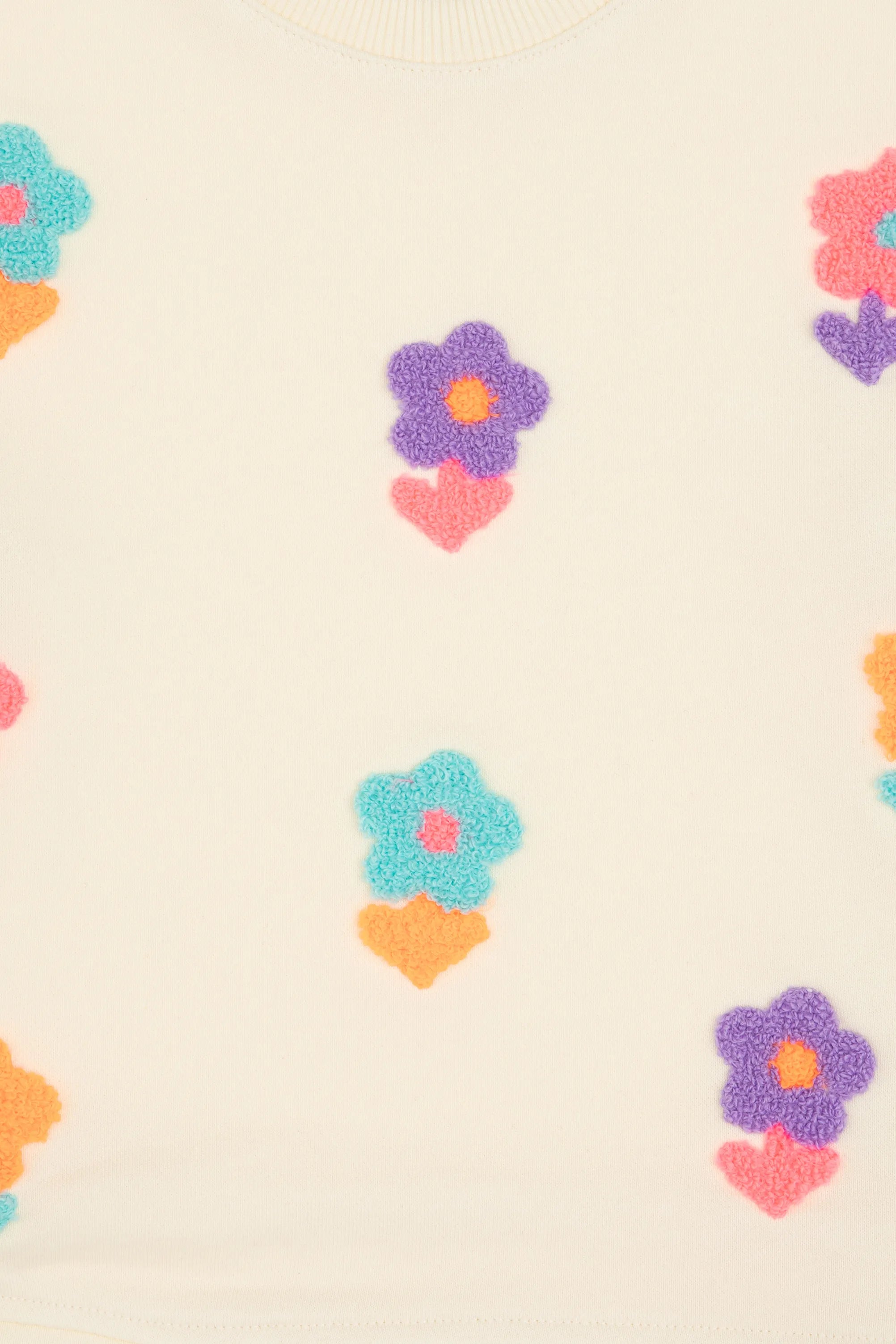 U.S. Polo Assn._Pearl_Pearl Sweatshirt With Floral Design_G084SZ0820 PU-7982_VR256_04