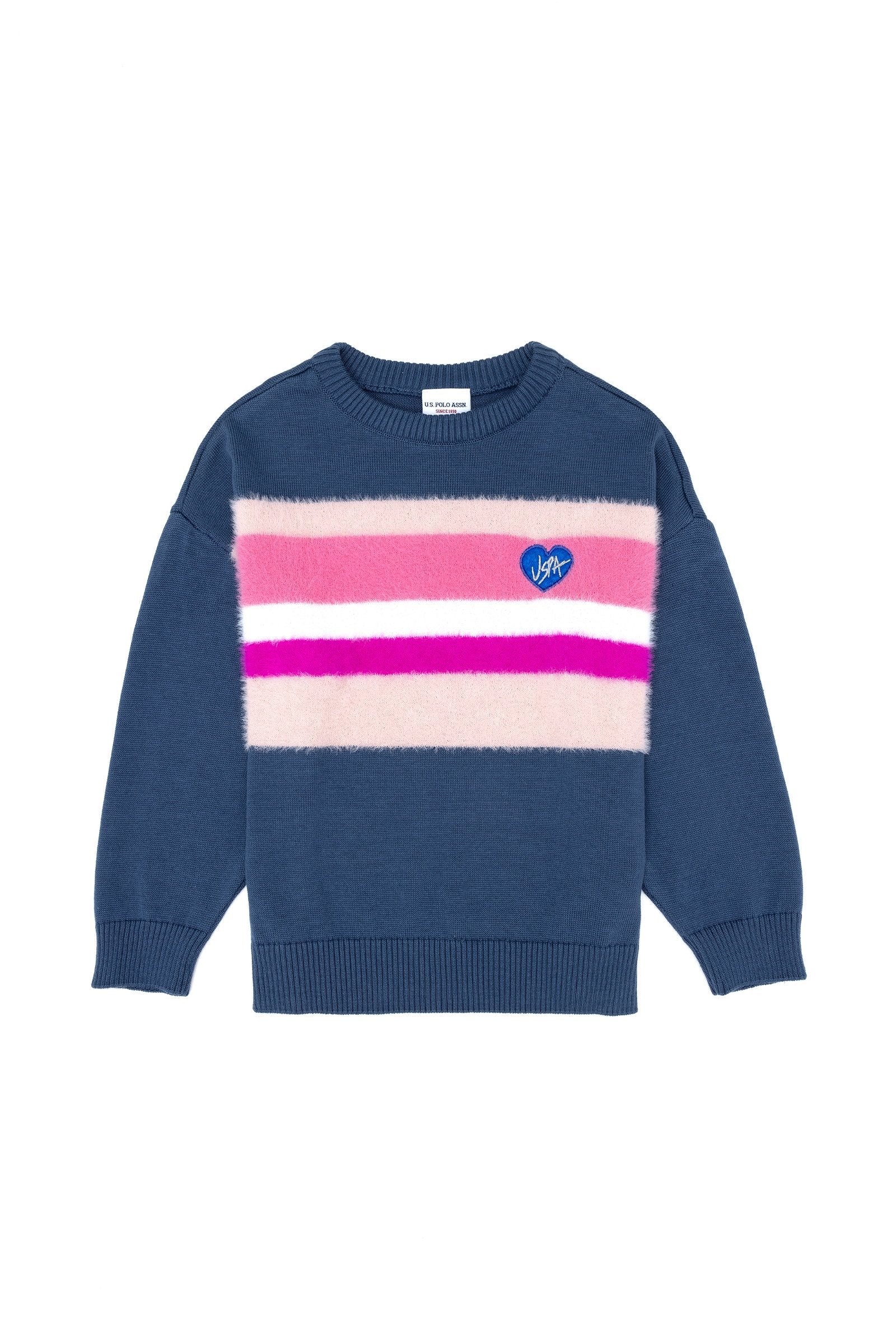 Mid Blue Knitting Jumper - BEVAVA