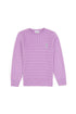 U.S. Polo Assn. Lilac Girls Lilac Cable Knit Long Sleeve Pullover SKU: G084SZ0TK0 PU-7776_VR034 Image 01