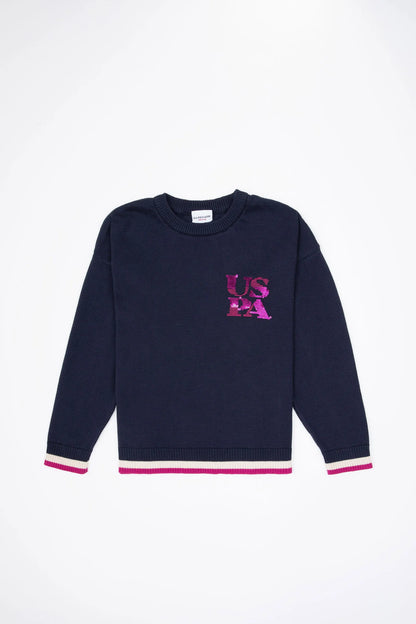 U.S. Polo Assn._Navy_Navy Sweatshirt with Logo_G084SZ0TK0 PU-8074_VR033_01