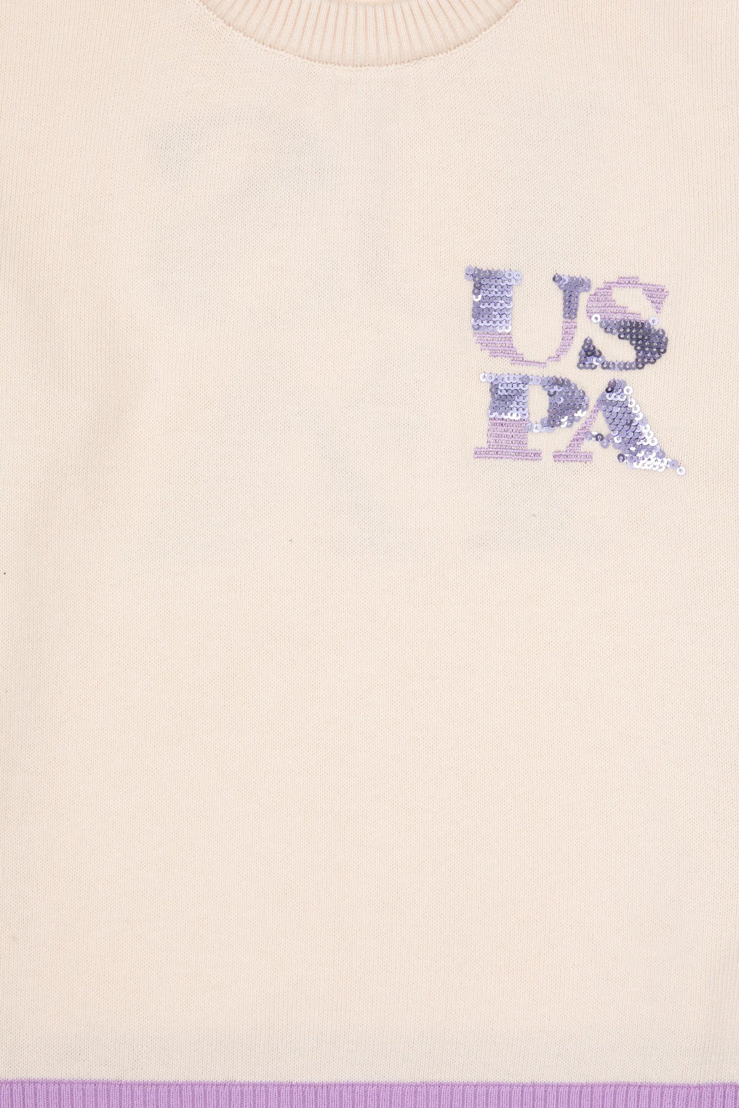 U.S. Polo Assn._Pearl_Pearl Sweatshirt with Logo_G084SZ0TK0 PU-8074_VR256_04