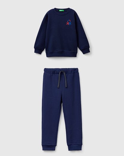 Sweatshirt In 100% Organic Cotton Tracksuit_G10F0-GF010S_252_01