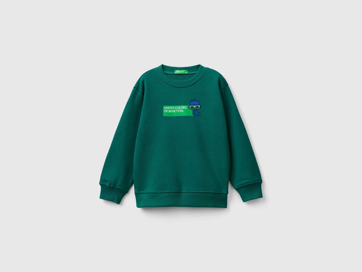 Sweatshirt In 100% Organic Cotton Tracksuit_G10F0-GF010S_28Y_02