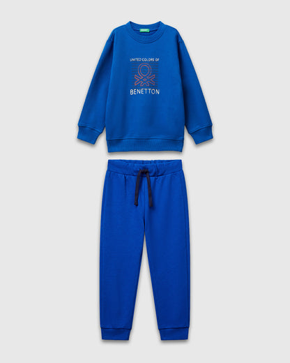 Benetton_Bright Blue_Regular Fit Tracksuit with Print_G10JY-GF010S_19R_01