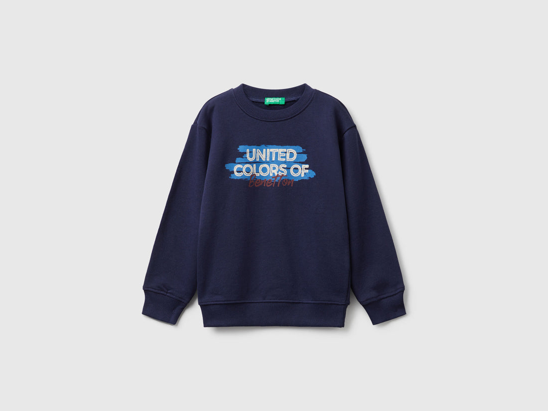Benetton_Dark Blue_Regular Fit Tracksuit with Print_G10JY-GF010S_252_02