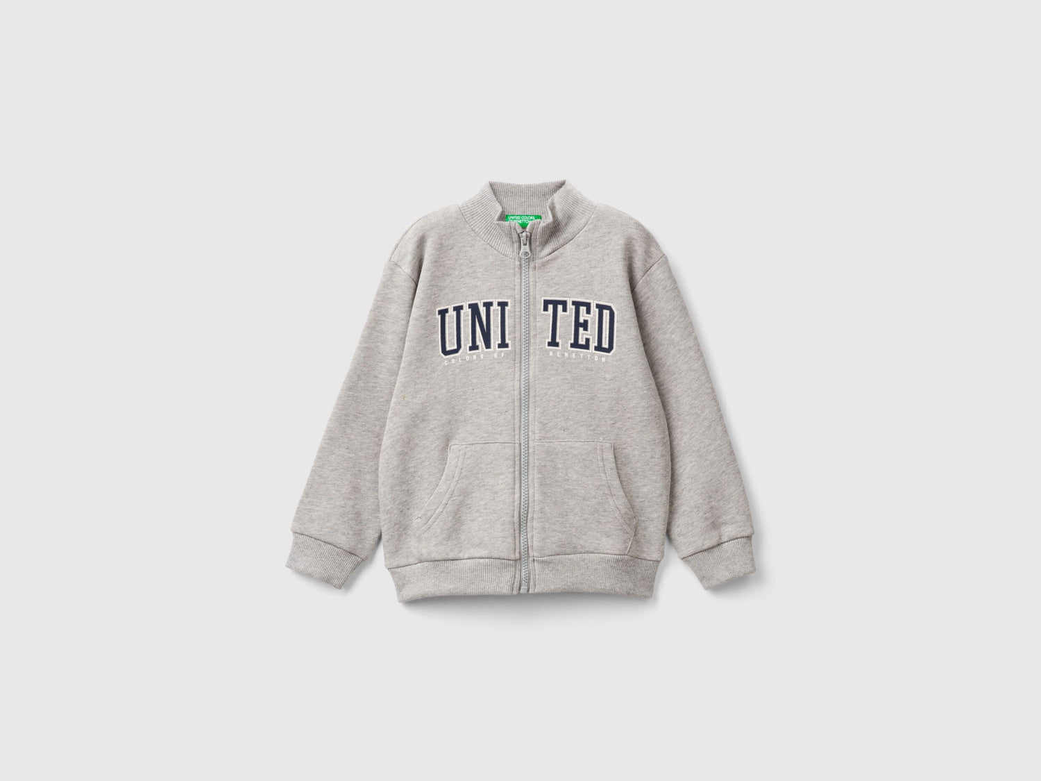 Sweatshirt In Organic Cotton With Zip Tracksuit_G5033-GF010S_501_02