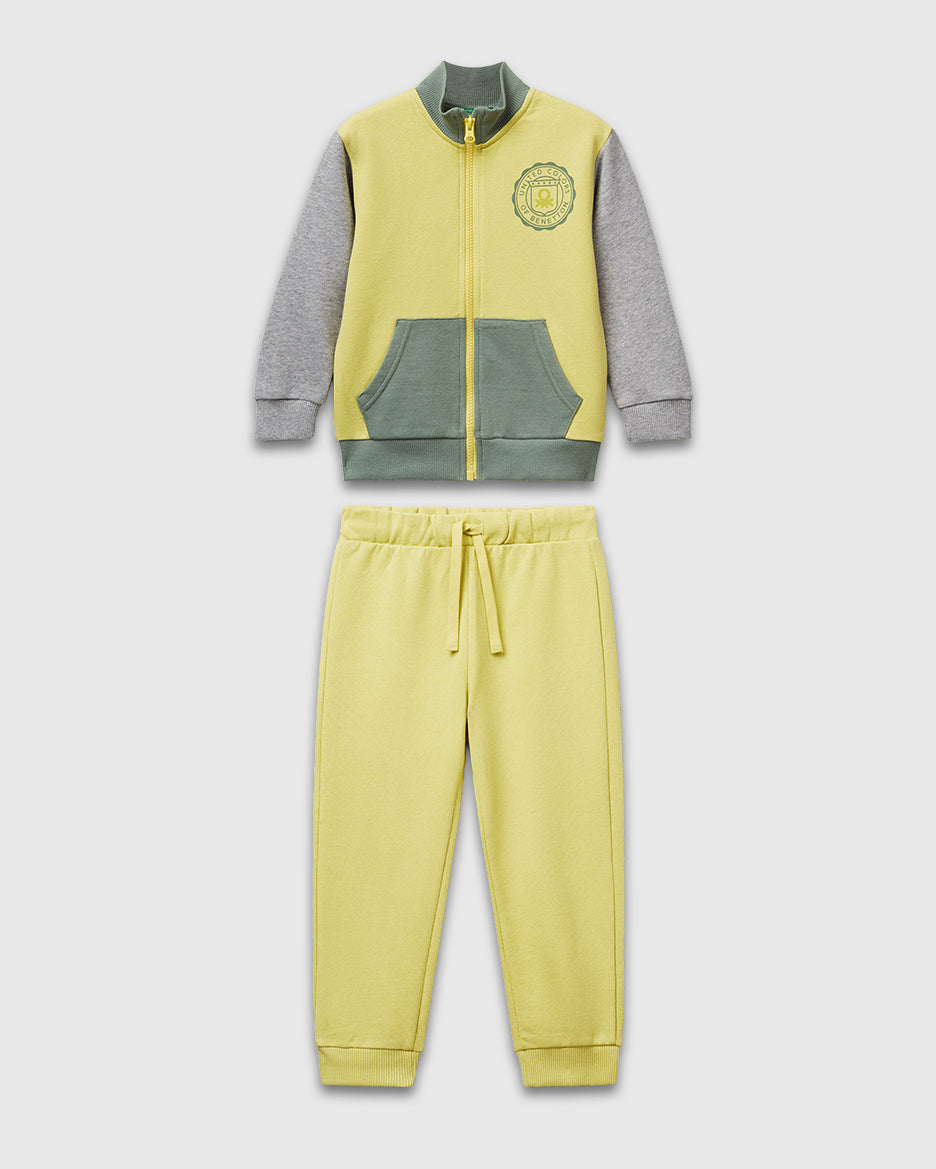 Benetton_Yellow_Cotton Tracksuit with Logo_G503X-GF010S_902_01