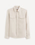 Regular Plain Linen Shirt_GALISNAP_BEIGE 07_01