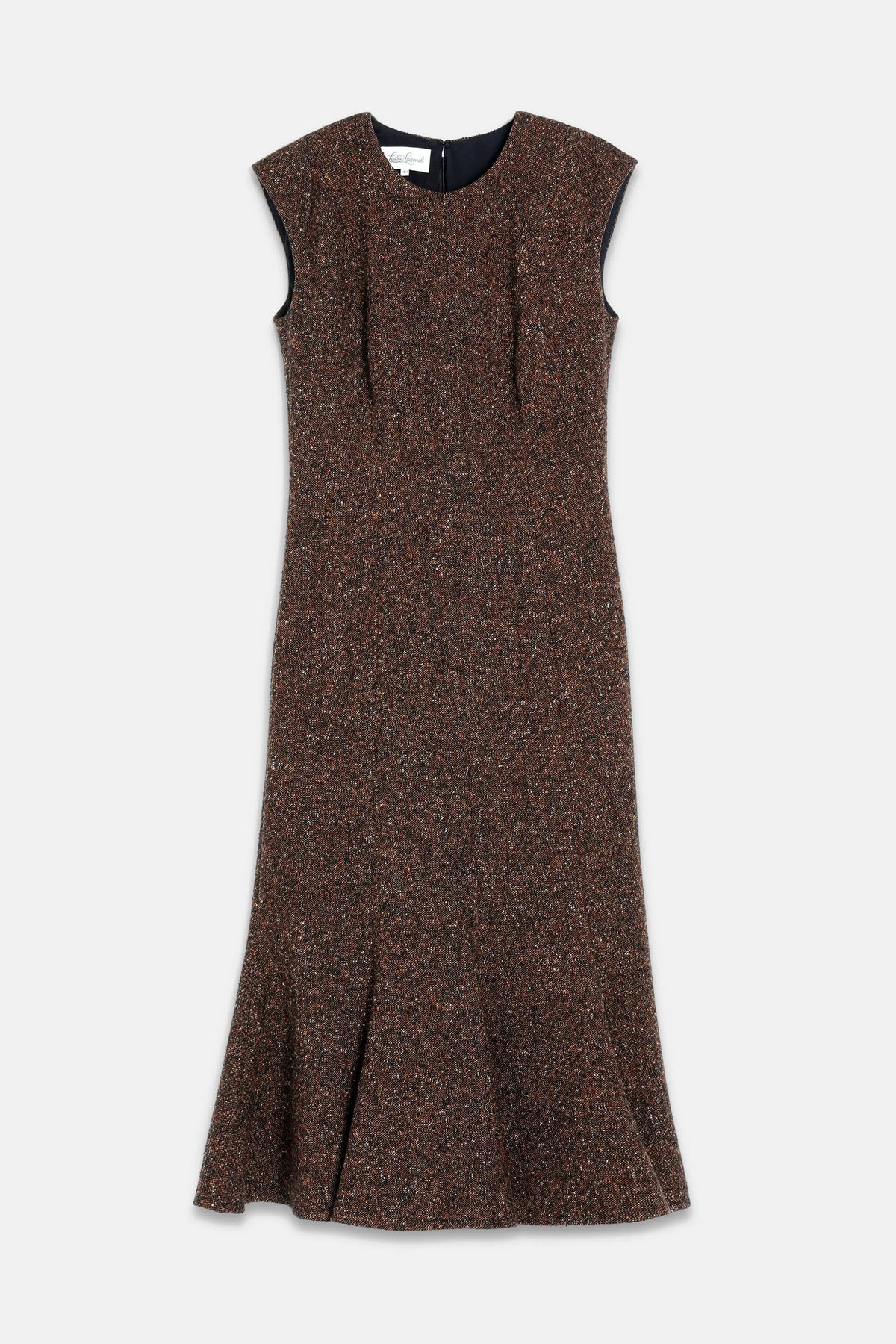 Luisa Spagnoli Var Marrone Women Gallerie - Wool-Blend Midi Dress SKU: GALLERIE_3404 Image 04