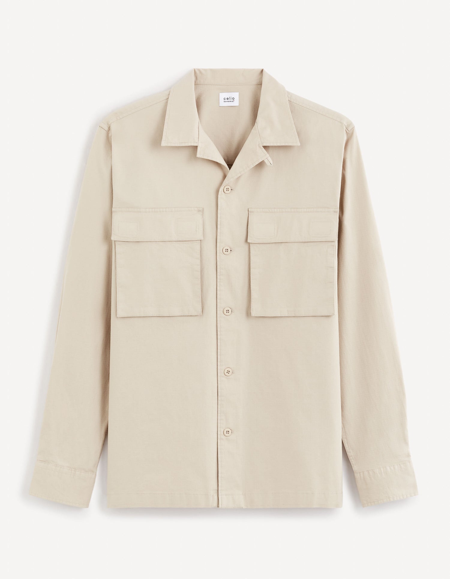 Ripstop Overshirt_GARSTOP_BEIGE_01