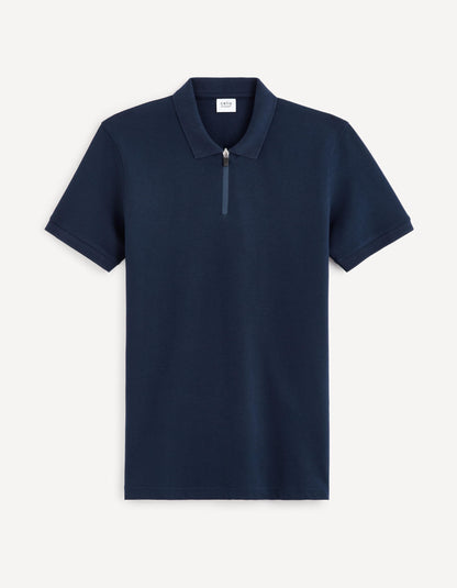 Stretch Supima Cotton PiquŽ Polo Shirt_GEBENOIT_NAVY_01