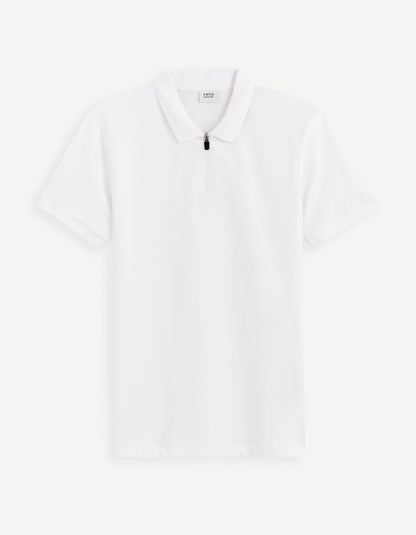 Stretch Supima Cotton PiquŽ Polo Shirt_GEBENOIT_OPTICAL WHITE_01