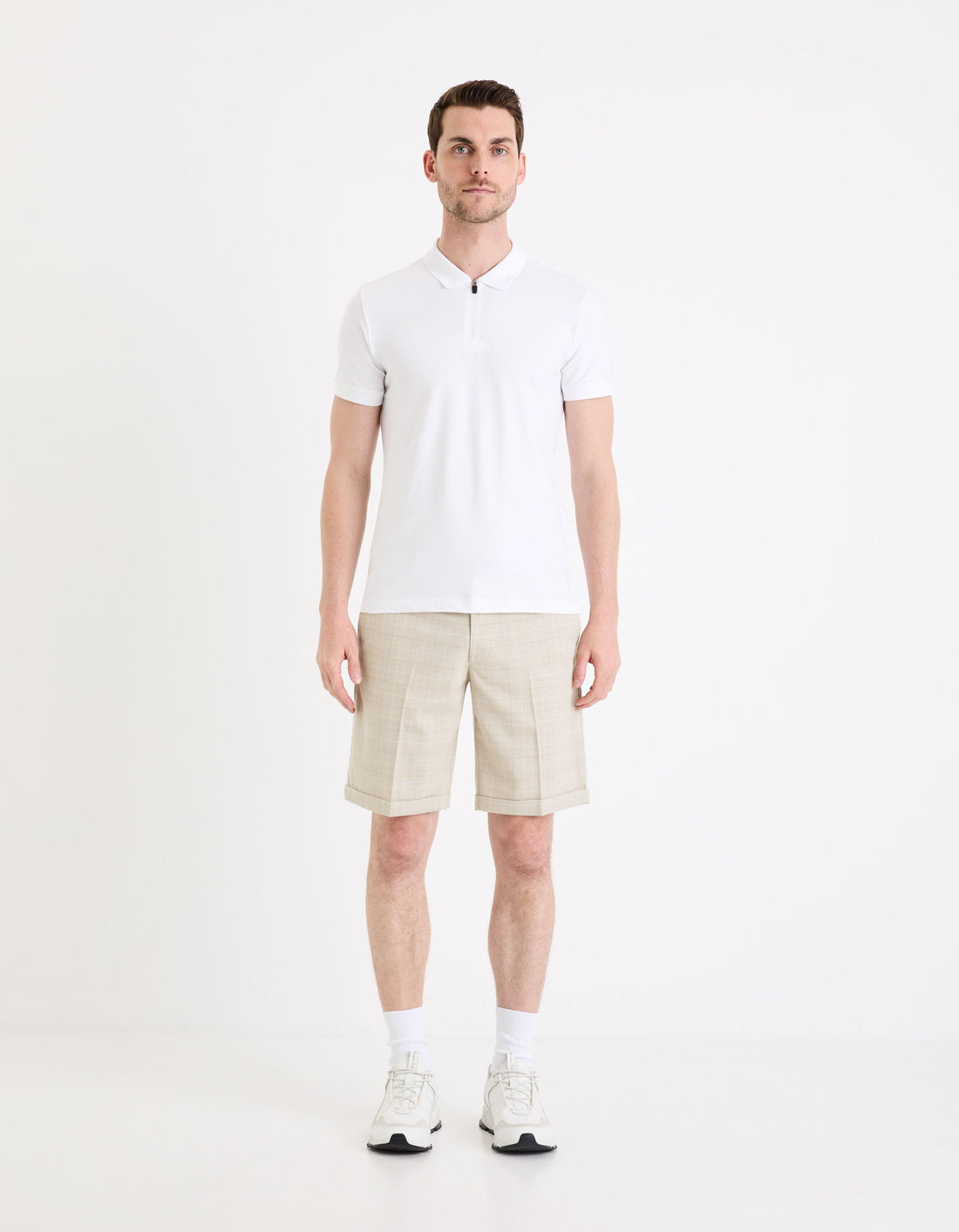 Stretch Supima Cotton PiquŽ Polo Shirt_GEBENOIT_OPTICAL WHITE_02