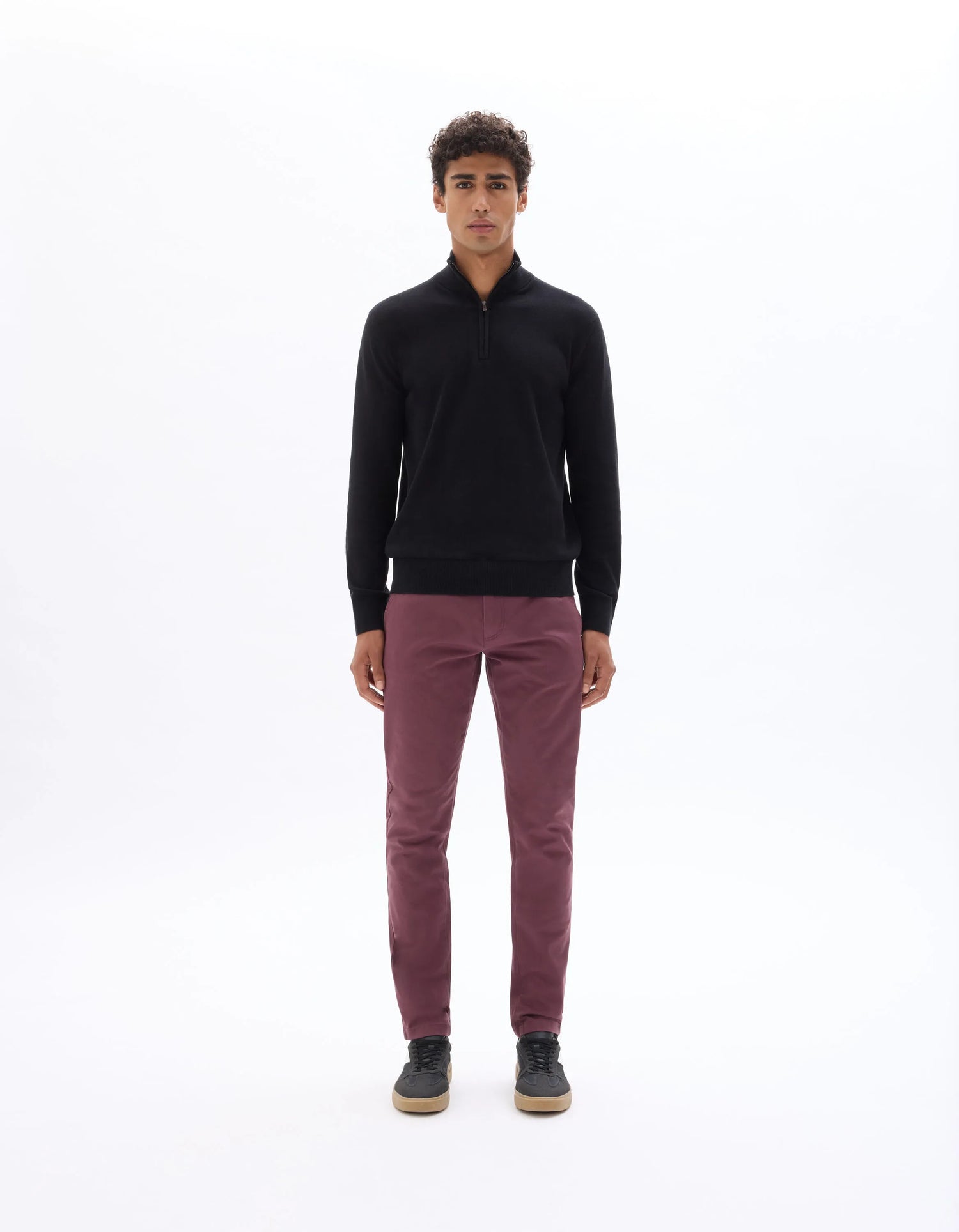 Celio_Black_100% Cotton Crew Neck Sweater_GECOTONT_BLACK_02