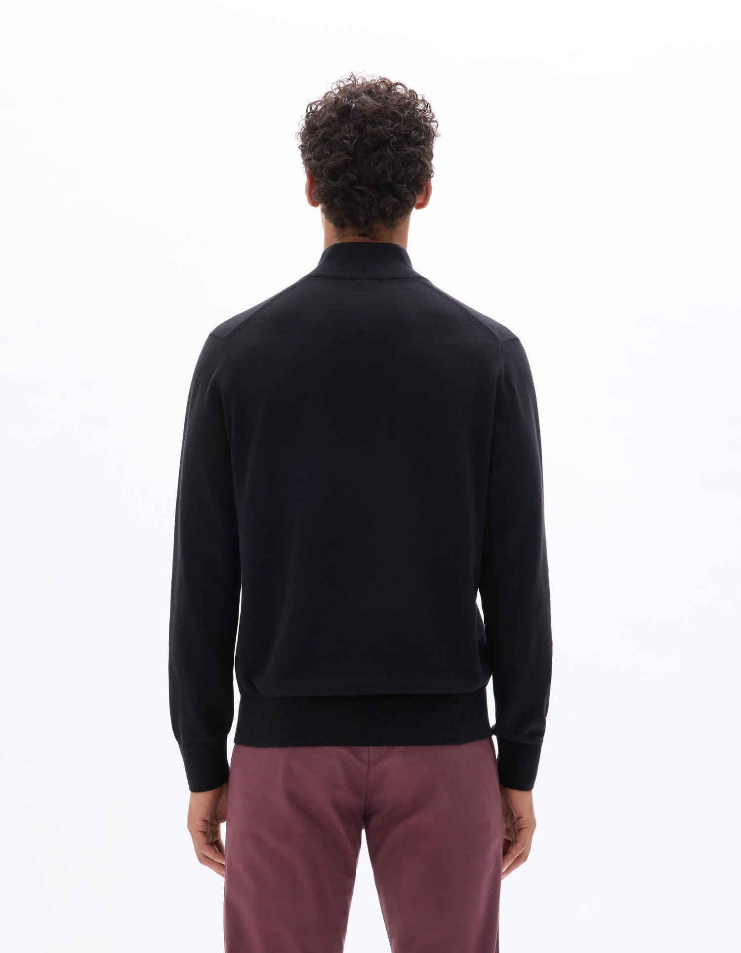 Celio_Black_100% Cotton Crew Neck Sweater_GECOTONT_BLACK_03