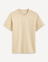 Round-Neck Cotton T-Shirt_GEFALL_LIGHT TAUPE_01