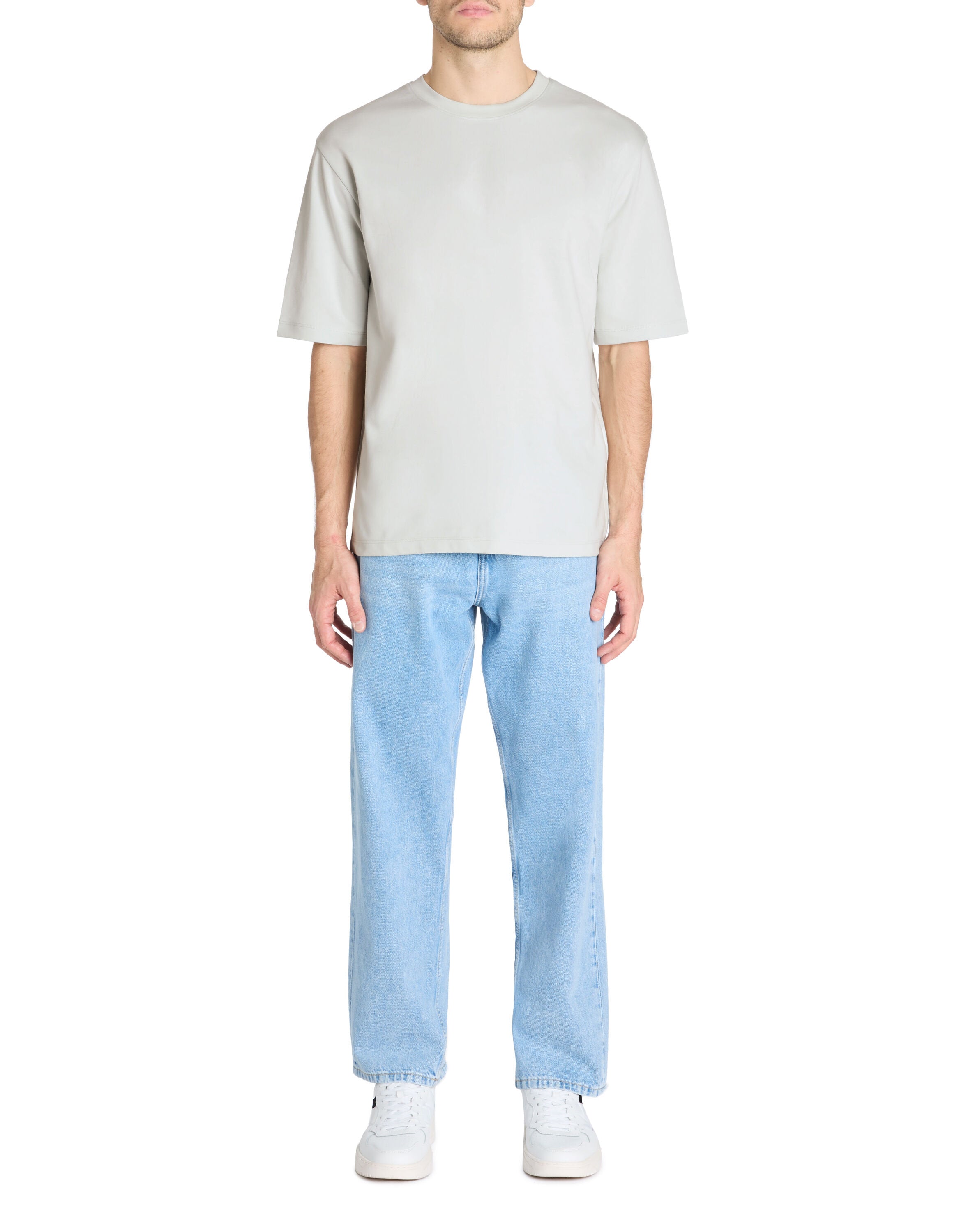 Celio_Ice Blue Oversized T-Shirt Round Neck_GEHEM_ICE BLUE 05_01