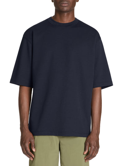 Celio_Navy Oversized T-Shirt Round Neck_GEHEM_NAVY_01
