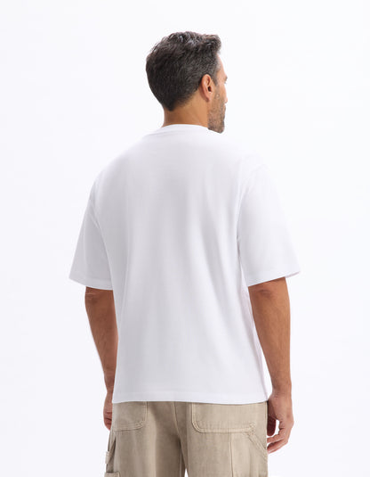 Celio_White Oversized T-Shirt Round Neck_GEHEM_OPTICAL WHITE_03